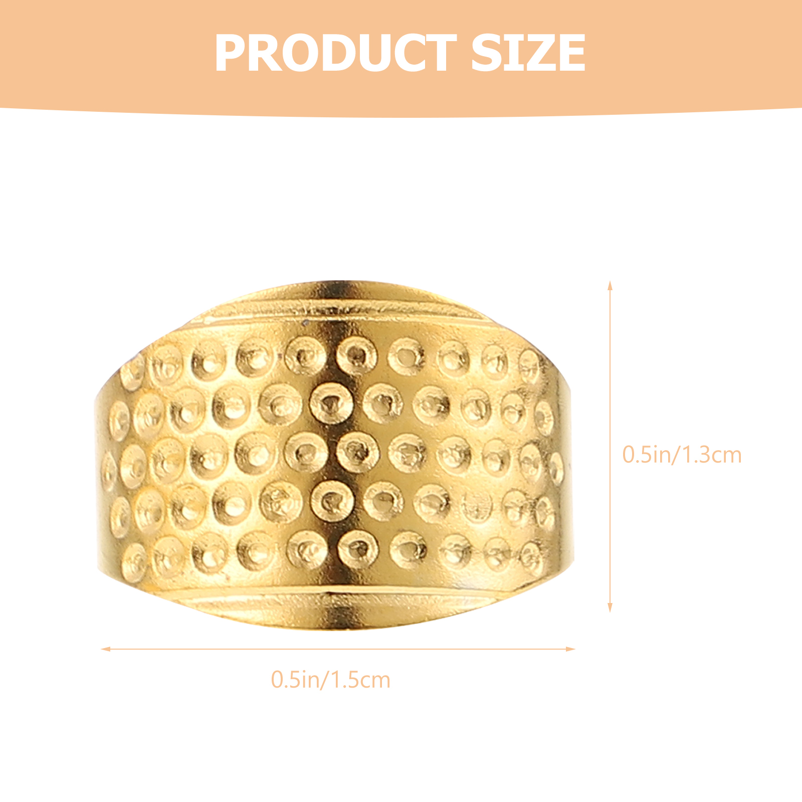 15pcs Sewing Thimbles Durable Cross Stitch Thimbles Adjustable Metal Thimbles