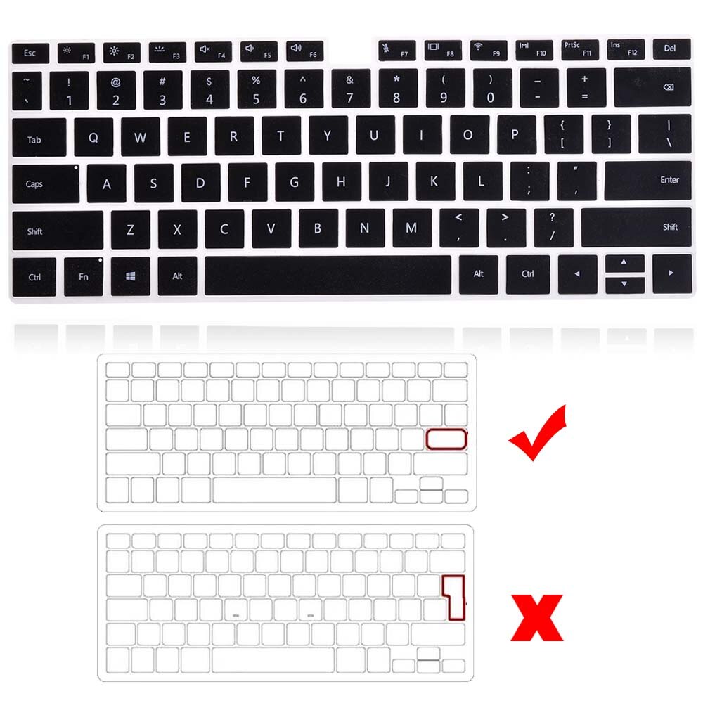 For Huawei MateBook 14/D14/D15/X /X Pro 13.9/Honor MagicBook 14/15/Pro 16.1 Laptop Keyboard Cover Black Protecter Film Skin