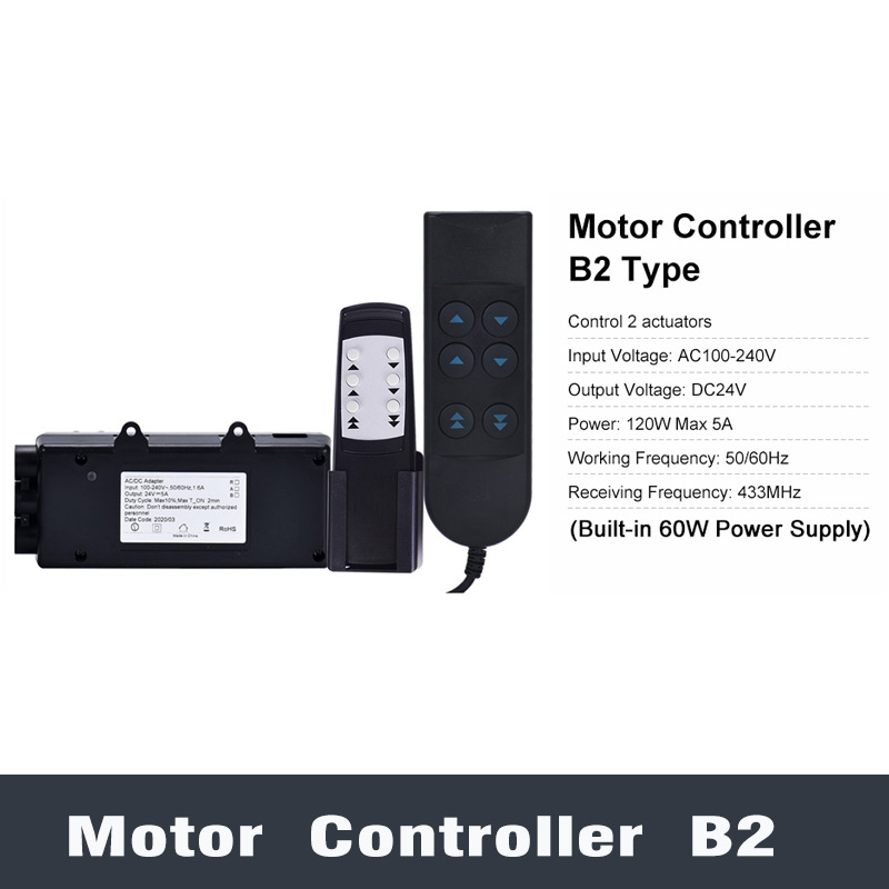 DC24V Motor- Regler Elektrische linear Antrieb Hebe Spalte Regler AC 110V 220V 60W 120W Fernbedienung
