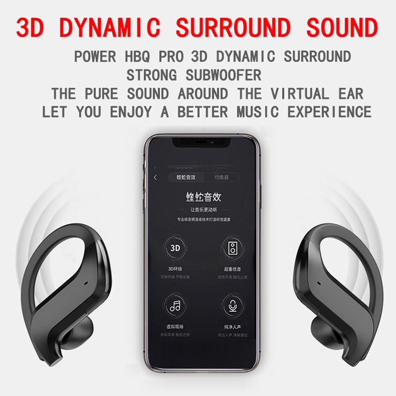 Auriculares inalámbricos MD03 con TWS, cascos por Bluetooth con pantalla LED y micrófono, estéreo, a prueba de agua, con cancelación de ruido