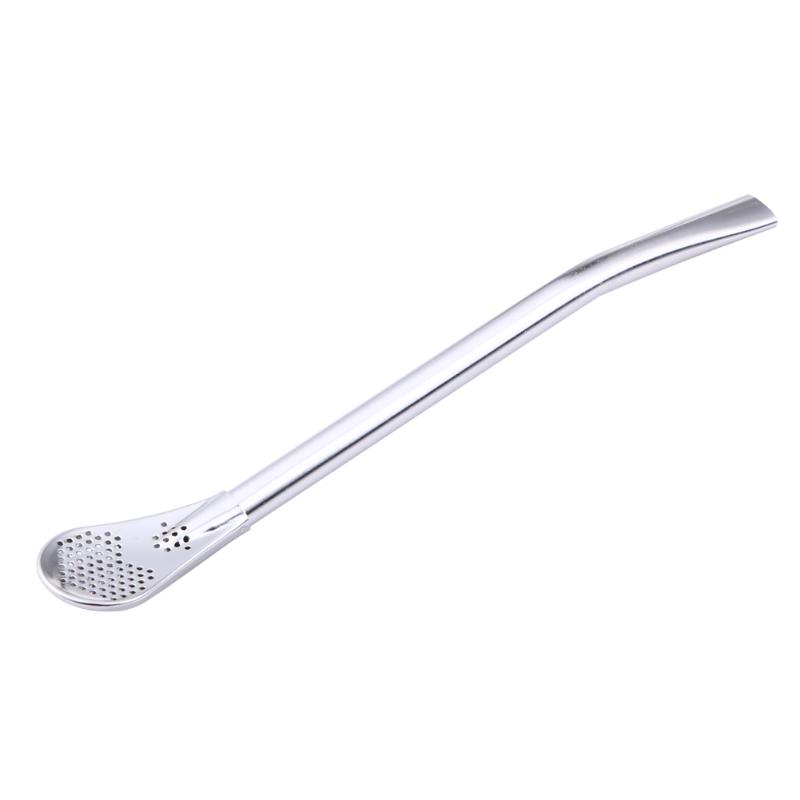 Stainless Steel Drinking Straw Spoon Tea Filter Yerba Mate Tea Straws Bombilla Gourd Reusable Coffee Tea Tools Bar Accessories: 29