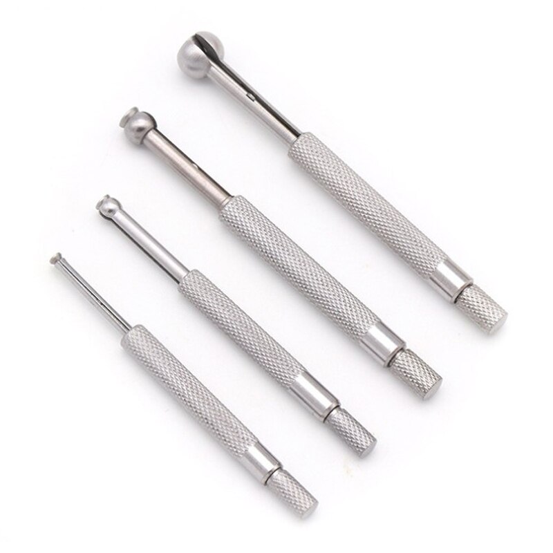 4pcs/set 3-14mm Adjustable Telescopic Gauge Small Hole Measurement Tools Square Head Inner Diameter Gauge