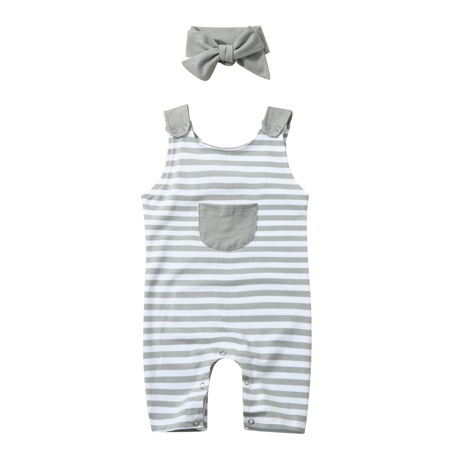 Een Piecenewborn Bodysuit Romper Baby Jongen Meisje Kleding Pocket Jumpsuit Sunsuit Outfits Katoenen Baby Zomer Kleding 0-24M baby: 18-24 Months