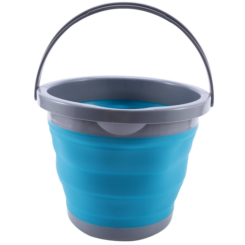 Emmer met deksel, 16 l, opvouwbare emmer met handgrepen, draagbare