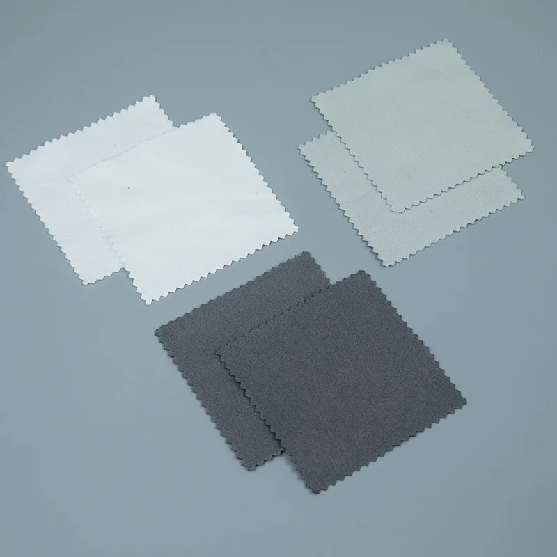 Paño de limpieza de microfibra para pantalla de teléfono móvil, gafas, limpiador de lentes de cámara, paño de pulido de 8x8cm para joyería de plata y oro