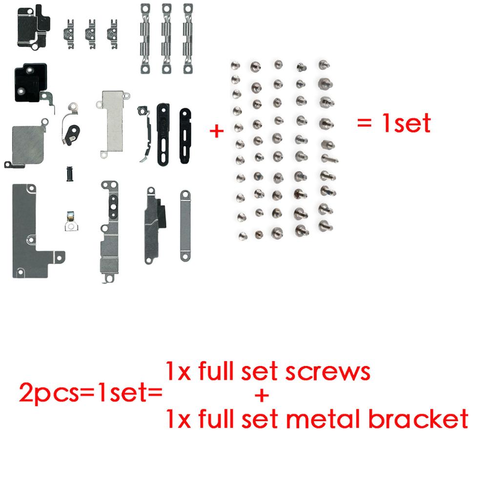 complete Small Metal Internal Bracket Kits + Full Set Screws For iPhone 7 7 Plus 8 8 Plus mobile phone parts