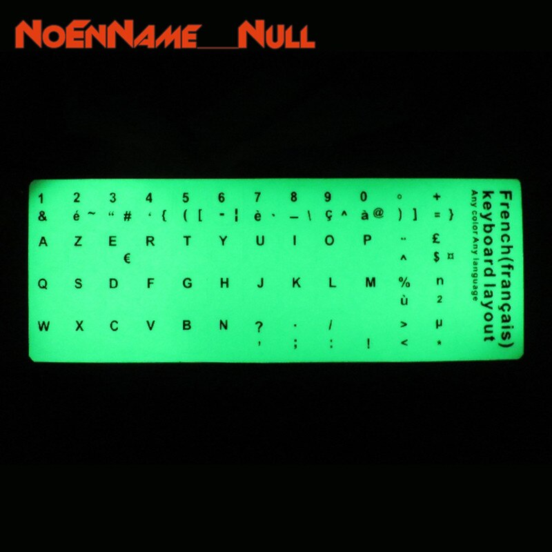 Laptop accessories keyboard cover stickers Fluorescent Keyboard Stickers Luminous Waterproof Keyboard Protective Film