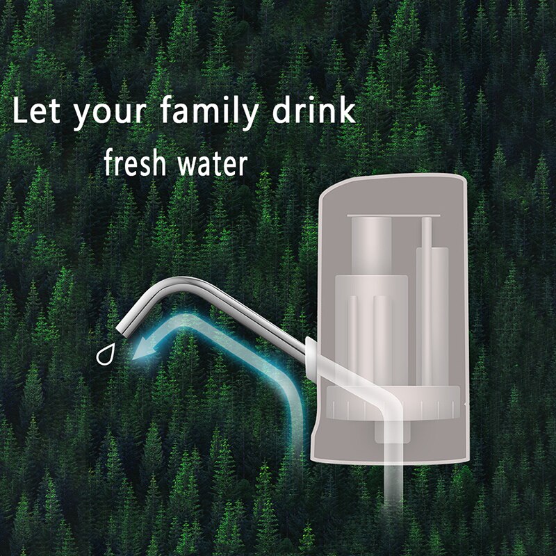Automatische Draadloze Water Fles Pomp Elektrische Water Dispenser Gallon Drinking Fles Schakelaar Draagbare Waterpomp Dispenser