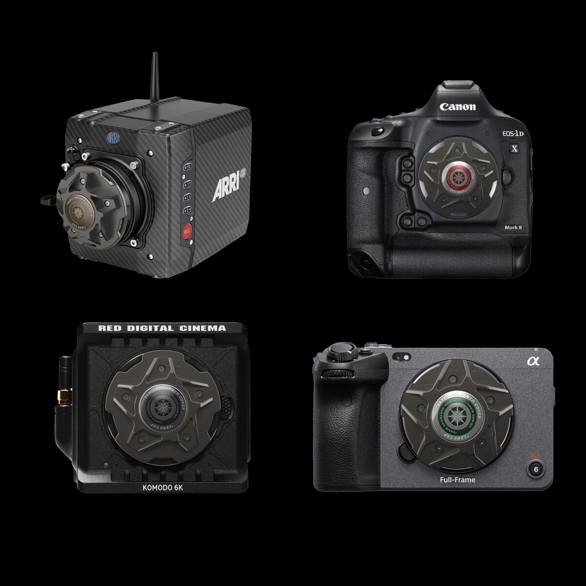 Tapa de cuerpo de cámara VAXIS AMARNTH, tapa de protección de montaje RF EF PL E para RED KOMODO K6 GEMINI Canon EOS R 1D 5ARRI Sony CineAlta FX6 3