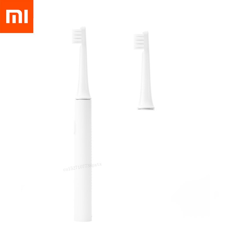 Xiaomi-cepillo de dientes eléctrico Mijia T100 para adulto, resistente al agua, Ultra sónico, automático, recargable por USB: Brush with 1 Head