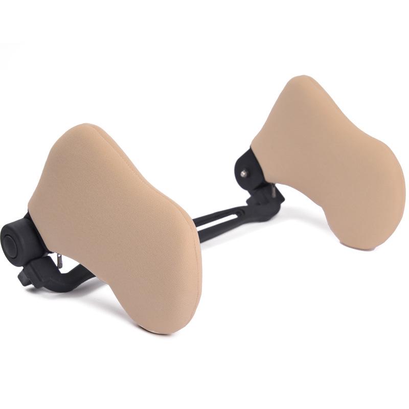 Auto Kussen Kinderen Slaap Side Door Auto Nekkussen Auto Reizen Hoofdsteun Auto Hoofdsteun Kussen Autostoel Kussen Auto auto Accessoires: Beige