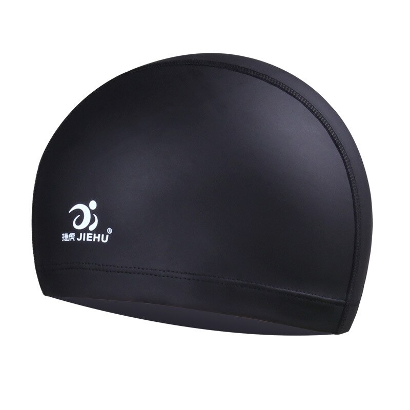 Casquette de natation pour Sports aquatiques, cheveux longs, Super élastique, utilisé pour femmes et hommes adultes: Back