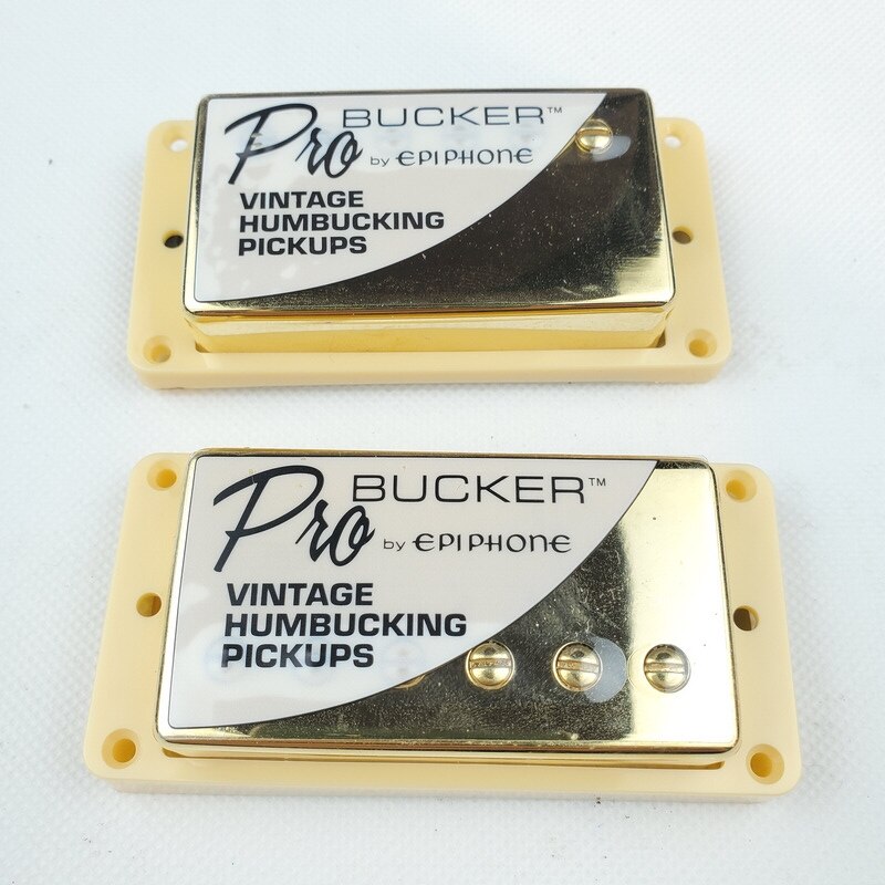 1 Set Lp Standaard Probucker Alnico Elektrische Gitaar Humbucker Pickups Met Pro Kabelboom Voor Epi Gold Cover: Y without Wiring