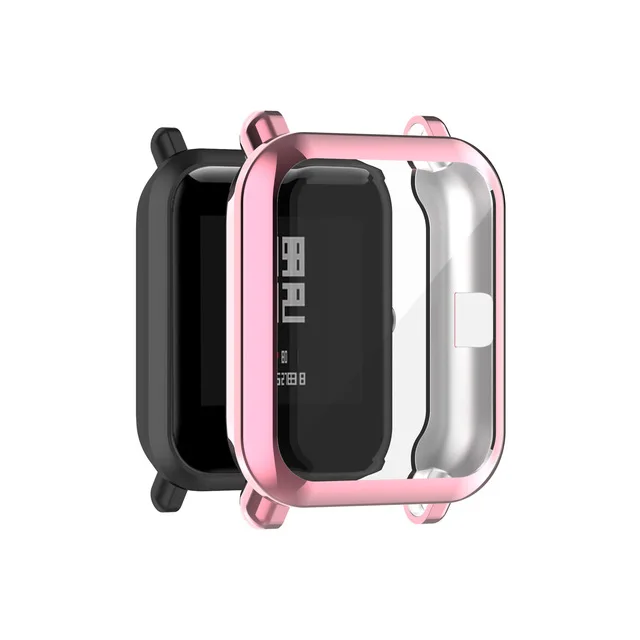 Coque Silicone TPU Pour Amazfit GTS 2 Mini & Bip U / Bip S – Protection écran Complète, Anti-rayures