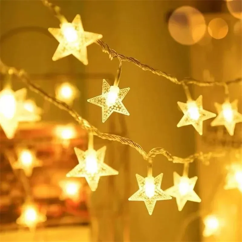 Crystal Ball Fairy String Lights Outdoor Waterproof Christmas Decoration Camping Fairy Garland Garden Party battery Operated: green / 350W
