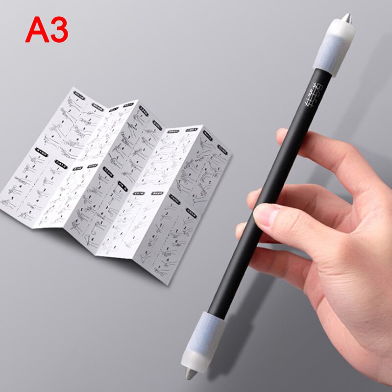 Novelty Spinning Pen Rotating Gaming Ballpoint Pen Kids Students Rotating Gaming Ballpoint Pen School Supplies Cute Stationery: A3