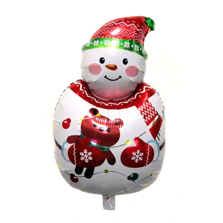 Jul julemanden ballon sæt atmosfære dekoration fest dekoration dekoration aluminium film ballon
