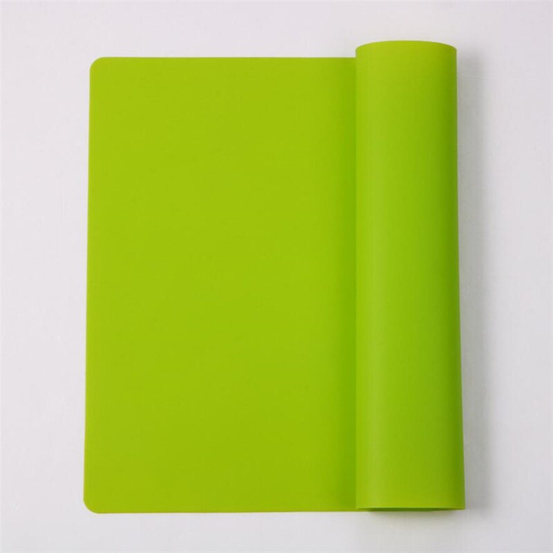 Silicone Pad Baking Mat Sheet Extra Large Baking Mat for Rolling Dough Pizza Dough Non-Stick Maker Holder Kitchen Tools: green