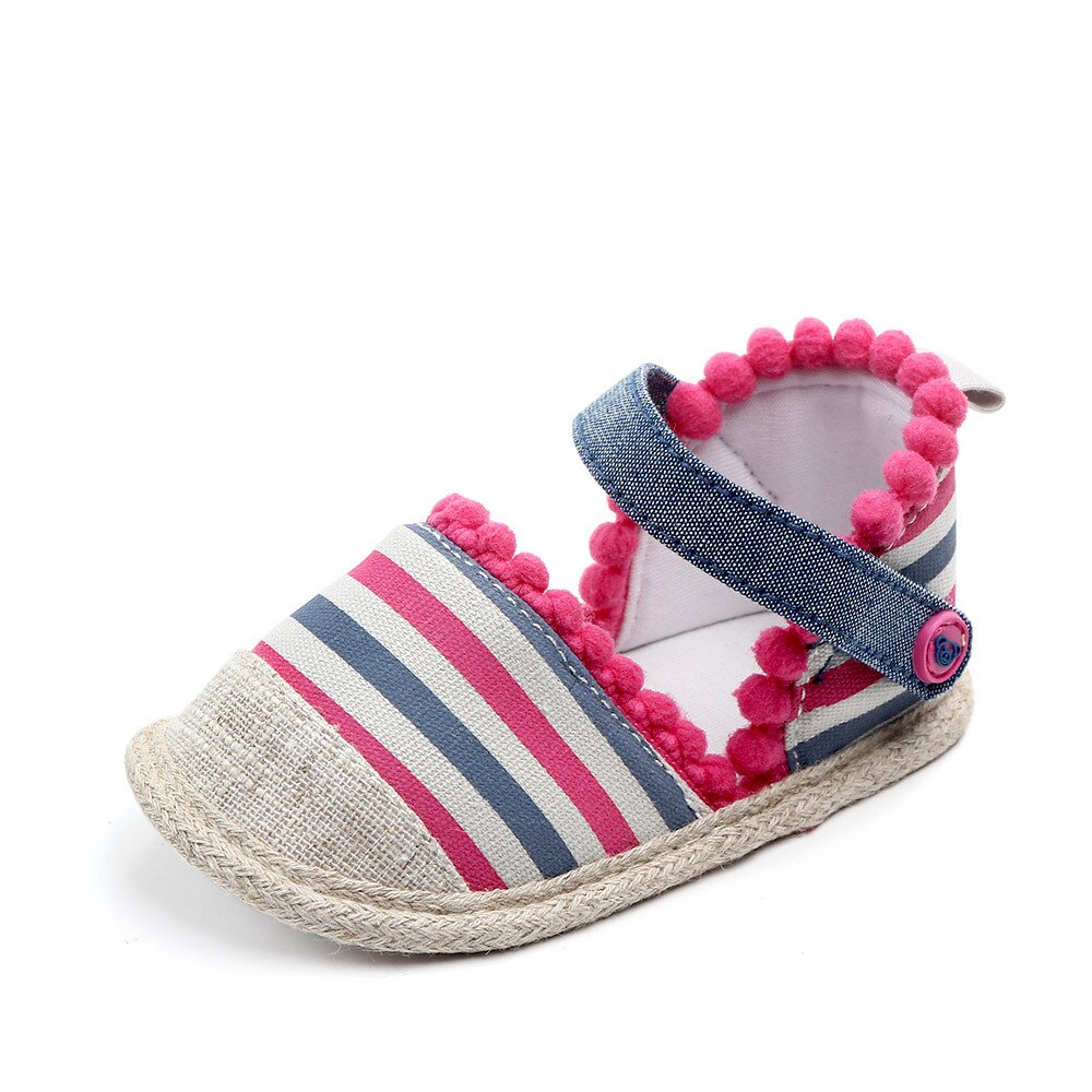 Lovely Baby Shoes Summer Soft Sole First Walkers Party Princess Girl Shoe Non-slip Infant Newborn Footwear Toddler Flats 1 Year