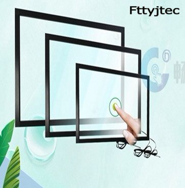 Fttyjtec 27 inch IR Multi touch frame 10 points touch screen panel overlay kit for LCD monitor
