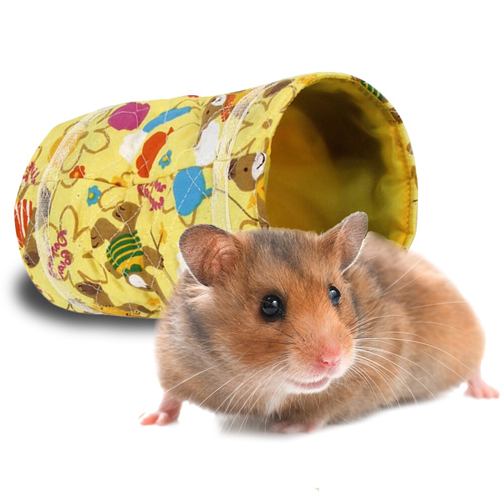 Lille dyr kanin tunnel tegneserietryk hamster marsvin kæledyr produkter hus lege hytte kæledyr rør senge rede
