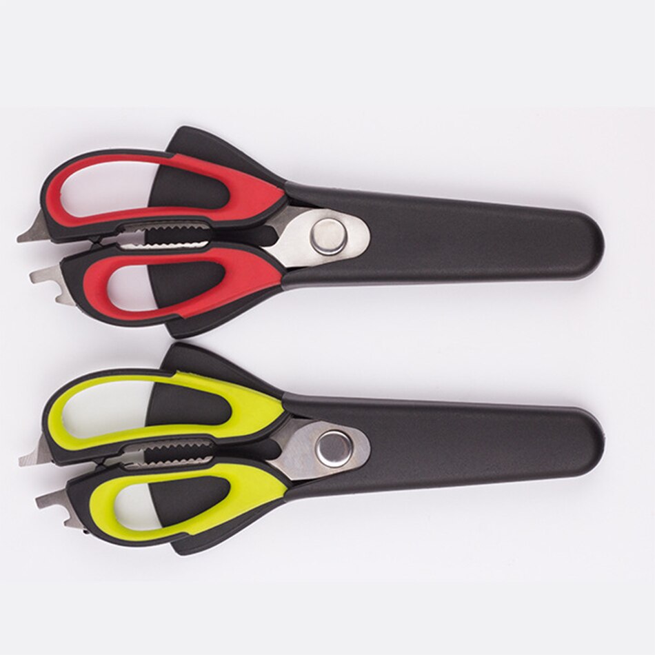 Kitchen multifunctional stainless steel scissors bottle opener kitchen tools Kitchen scissors Fridge scissors