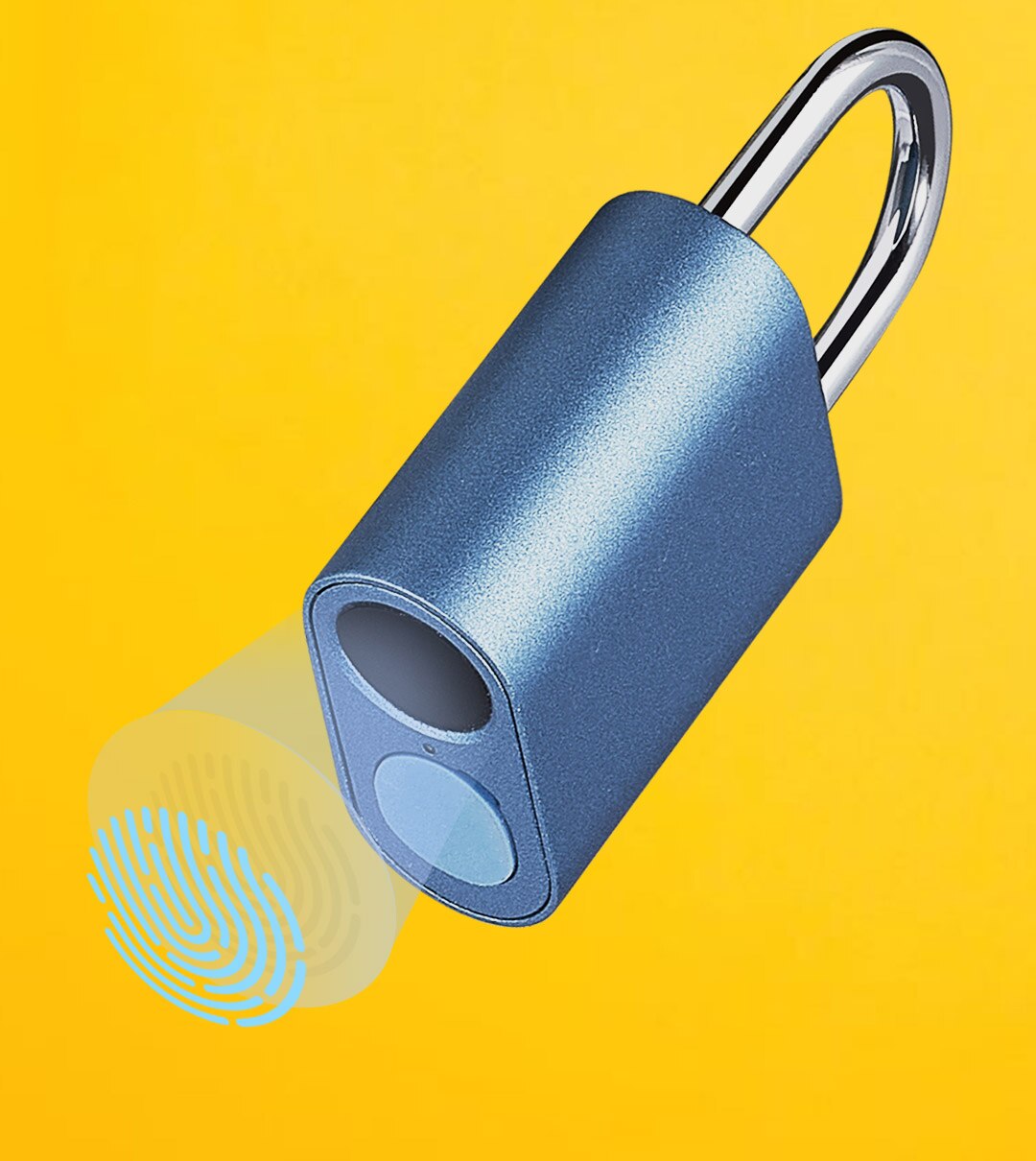 XIAOMI Noc Loc Smart Fingerprint Padlock USB Rechargeable IPX7 Waterproof Mini Portable Intelligent Lock Finger Print Unlock