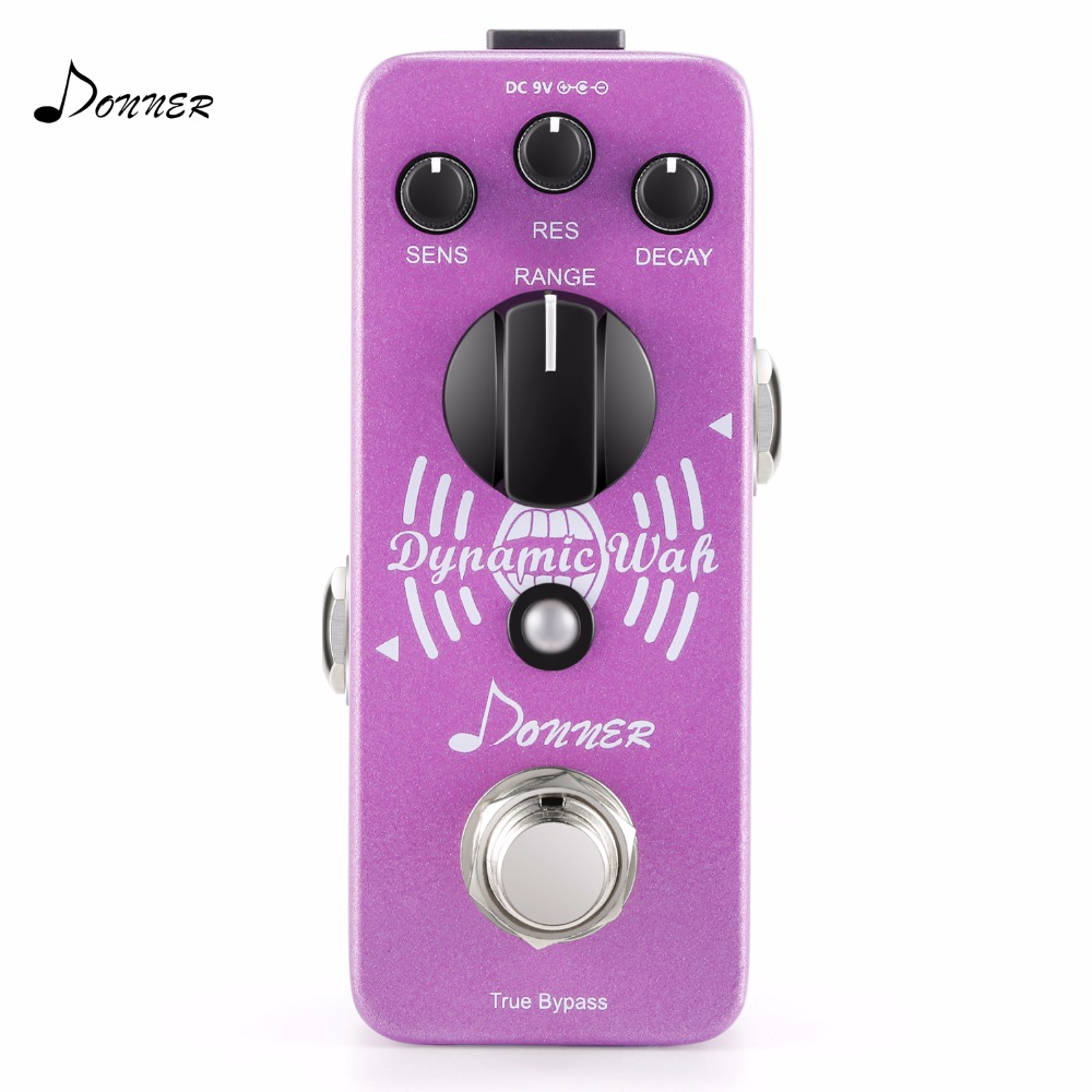 Donner Mini Auto Wah Pedal Dynamic Wah Guitar Effect Pedal