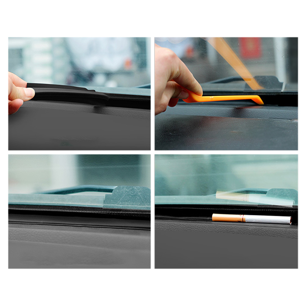 FORAUTO Car Rubber Dashboard Seal Strip Auto Noise Sound Insulation Rubber Strip Filler Weatherstrip Car Stickers Car-styling