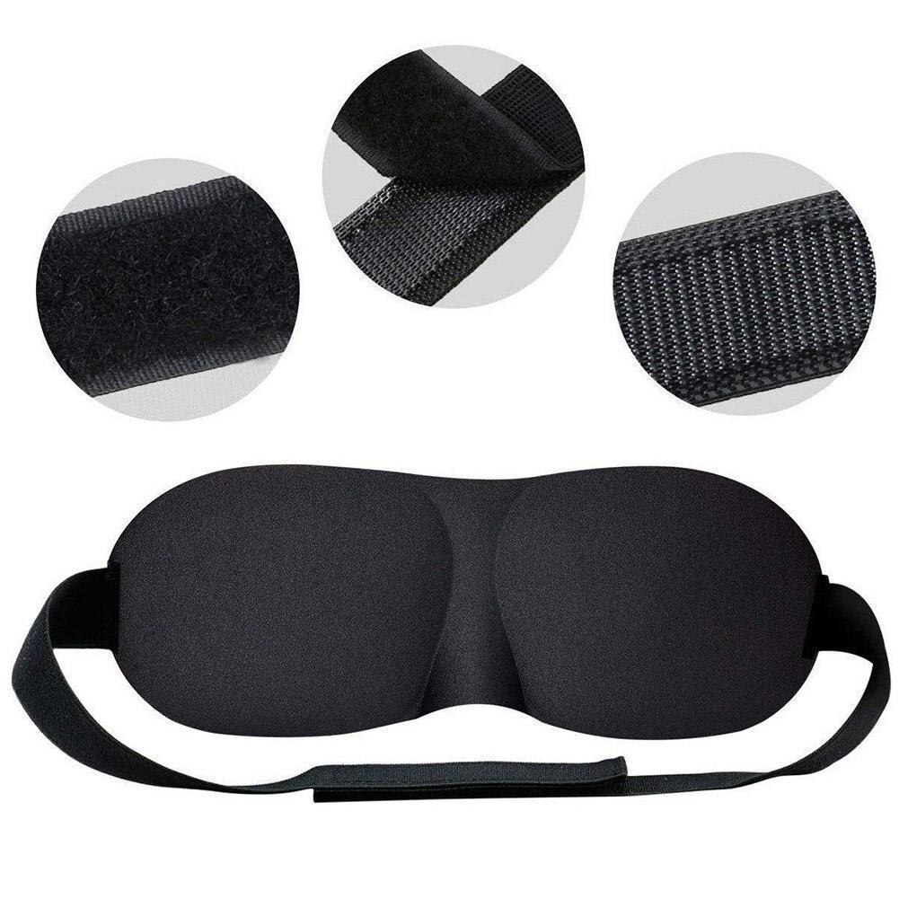 3D Sleep Mask Natural Sleeping Eye Mask Eyeshade Cover Shade Eye Patch Soft Padded Shade Cover Rest Sleeping Relax Blindfold