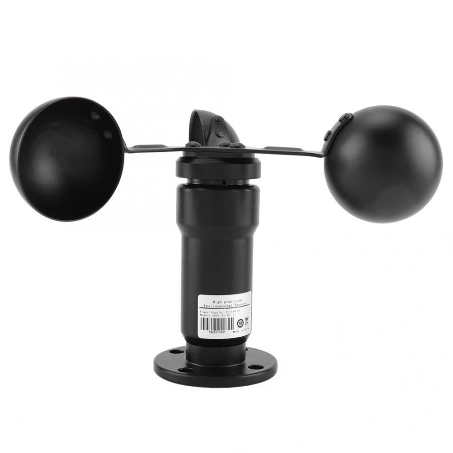 DC 12 - 24V Wind Geschwindigkeit Sensor Puls Signal Ausgang Aluminium Legiert Anemometer Wind Geschwindigkeit Messgerät
