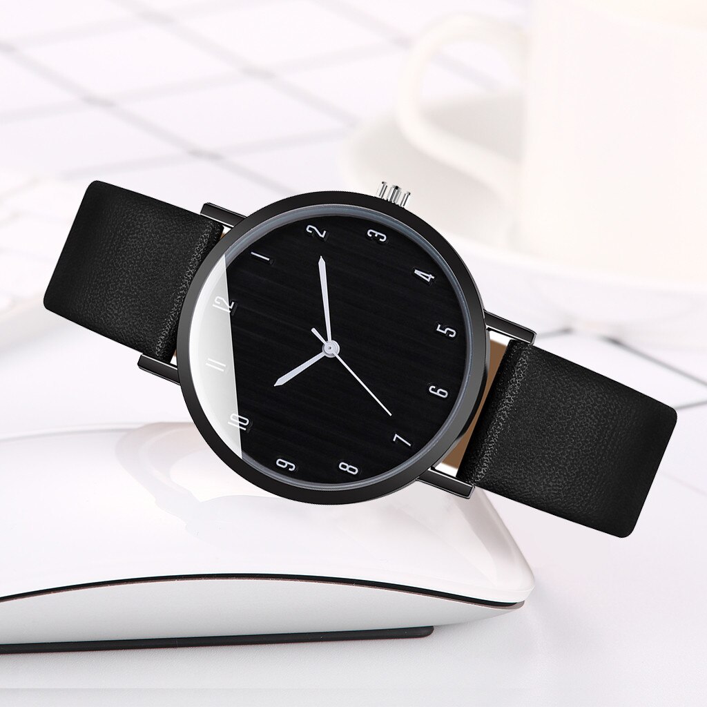 Prosty damski skórzany pasek robić zegarka analogowy zegarek kwarcowy zwykły złoty damski sukienka na prezent zegarki zegar kobieta Relogio Feminino