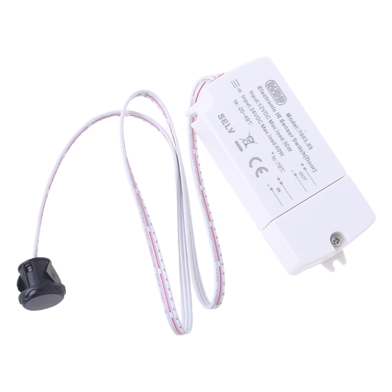 Dc 12v ir sensorbryter 40w infrarød lysbryter til ledet stripe bevegelse håndbølge  x4yd