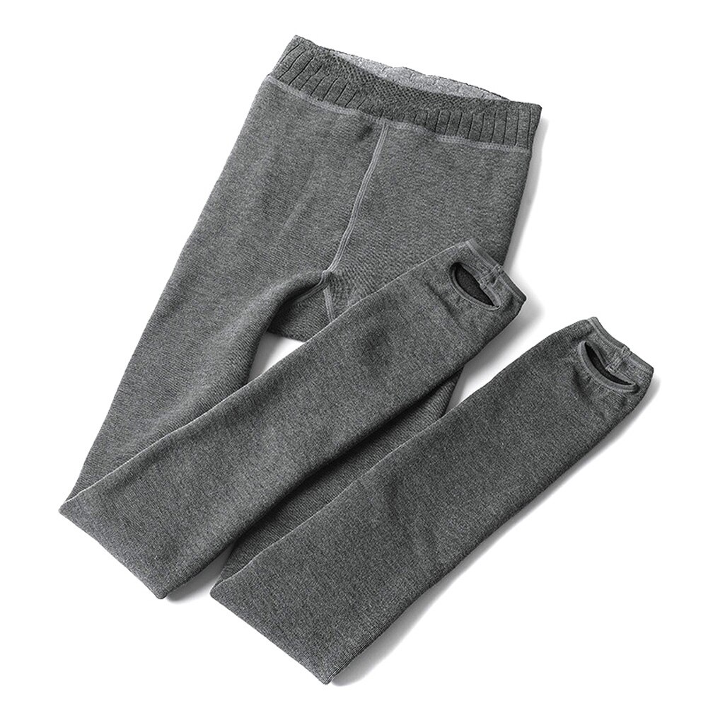 BULABULA Beenpanty doorschijnende warme fleece panty slim stretchy voor