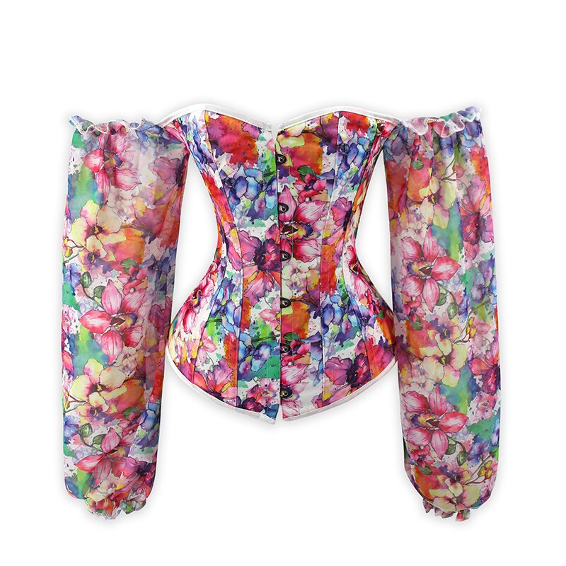 Corset pour femmes, bustier victorien à lacets, grande taille: S