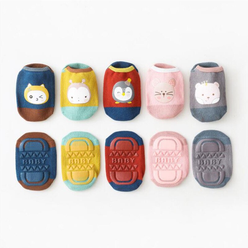 Baby Socks With Rubber Soles Infant Sock Newborn Spring Autumn Children Floor Socks Anti Slip Soft Sole Sock