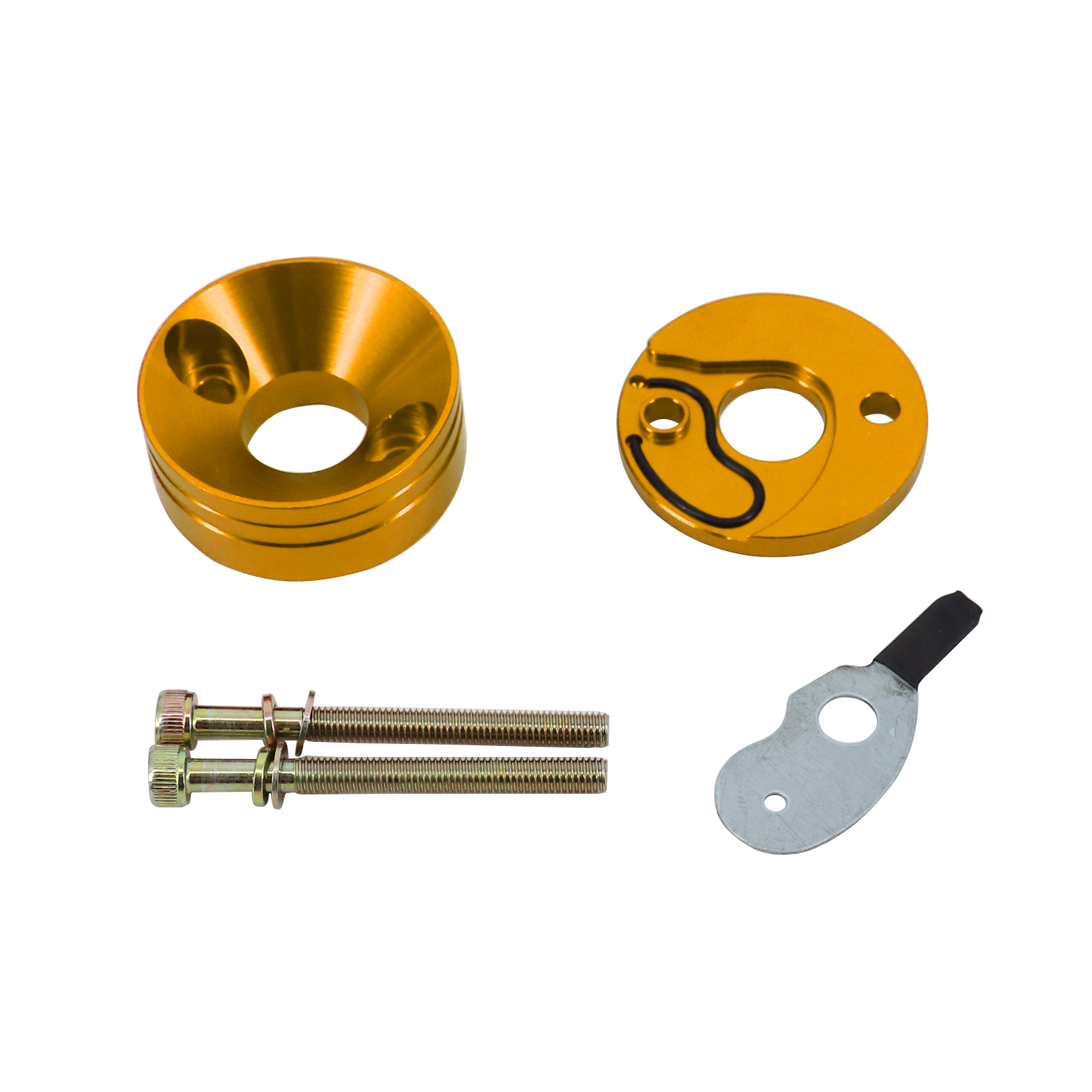 Adaptador de filtro de aire de carburador CNC para Scooter de hoja Goped De Pie Grande, Minimoto de bolsillo, Mini Dirt ATV, 23cc, 33cc, 43cc, 47cc, 49cc: Gris oscuro