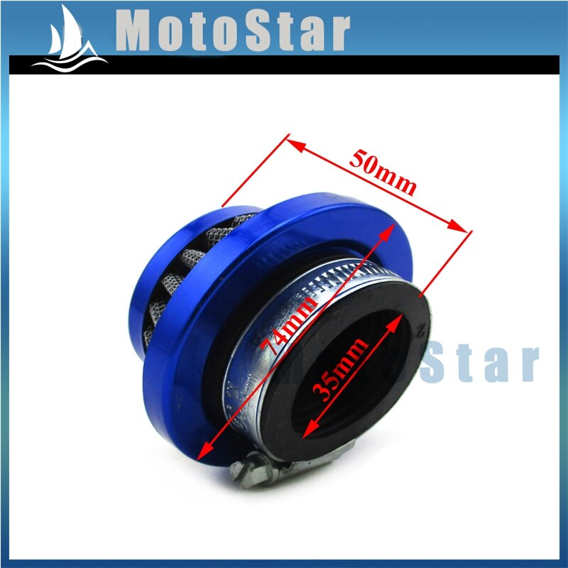35mm luftfilter til yamaha  dt80 rd80 rd125 rd200 aerox breeze bws