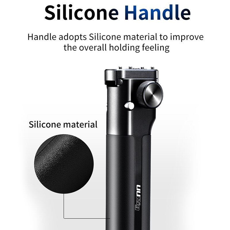 Uurig  dh14 stabilisatorhandtag för zhiyun weebill-s förlänga kallskonfäste för bildskärm video fill light mic gimbal accessorie