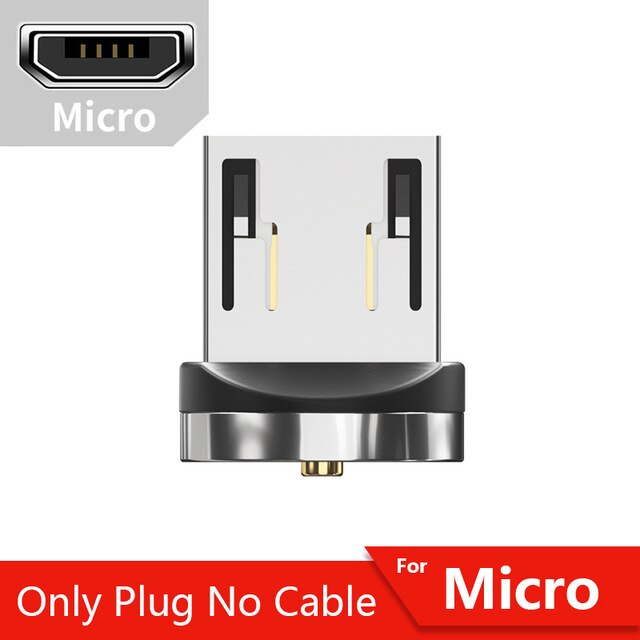 Magnetische Ladegerät Micro USB C Typ C Kabel Für Huawei P40 iPhone XR 11 Magnetic Charging Schnelle Magnet Kabel Telefon ladekabel: 1M / Only For Micro Plug