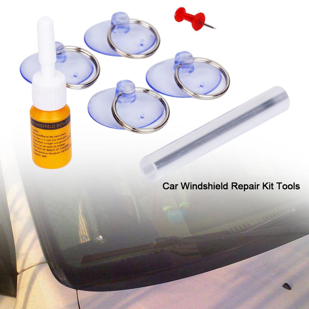 Diy Auto Voorruit Reparatie Kit Tool Glas Voorruit Herstellen Repareren Gereedschap Set Grote Chip Crack Reparatie Auto Venster Kit