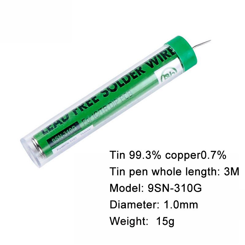 Soldering iron tin solder wire Silver Tin Pen(With 2% Silver) Solder Wire For SMD PCB Repair Work