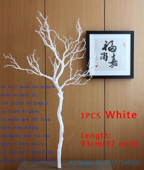 1 stk højde 70cm or 90cm kunstig grøn blå hvid plast lille træ tørret gren plante hjemme bryllup dekoration  f322