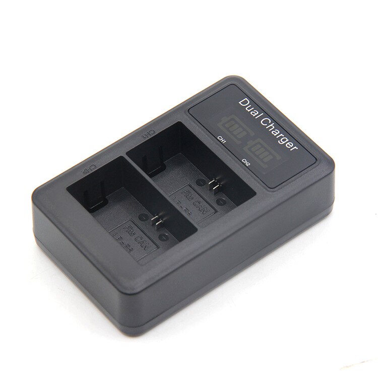 LCD Dual USB Batterij Oplader voor LP-E6 LP E6 LPE6 Camera Batterij Canon 5D Mark II III 7D 60D EOS 6D 70D 80D