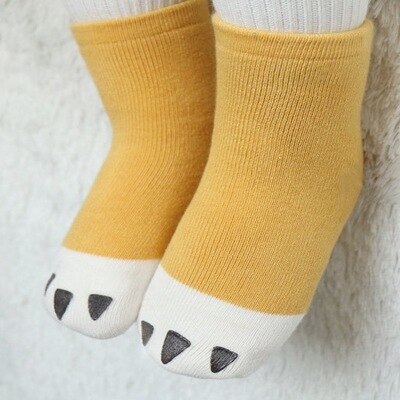 Winter Kinderen Baby Meisjes Jongens Sokken Effen Katoen Enkellange Sokken 0-3Y 5 Stijl: 3 / M for 1 to 3Years