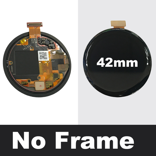 Original bildschirm für HuaWei uhr serie GT2 lcd touchscreen oled Anzeige digitizer Montage HW uhr Auswechslung 42mm 46mm: Nein Rahmen-42mm