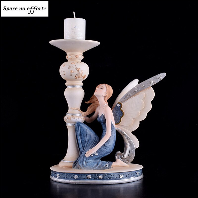 Kreatywne śliczne dziewczyny żywica elf ozdobne anioły wyposażenie domu dekoracja rzemiosło bar biurko wróżka statua figurki wystrój