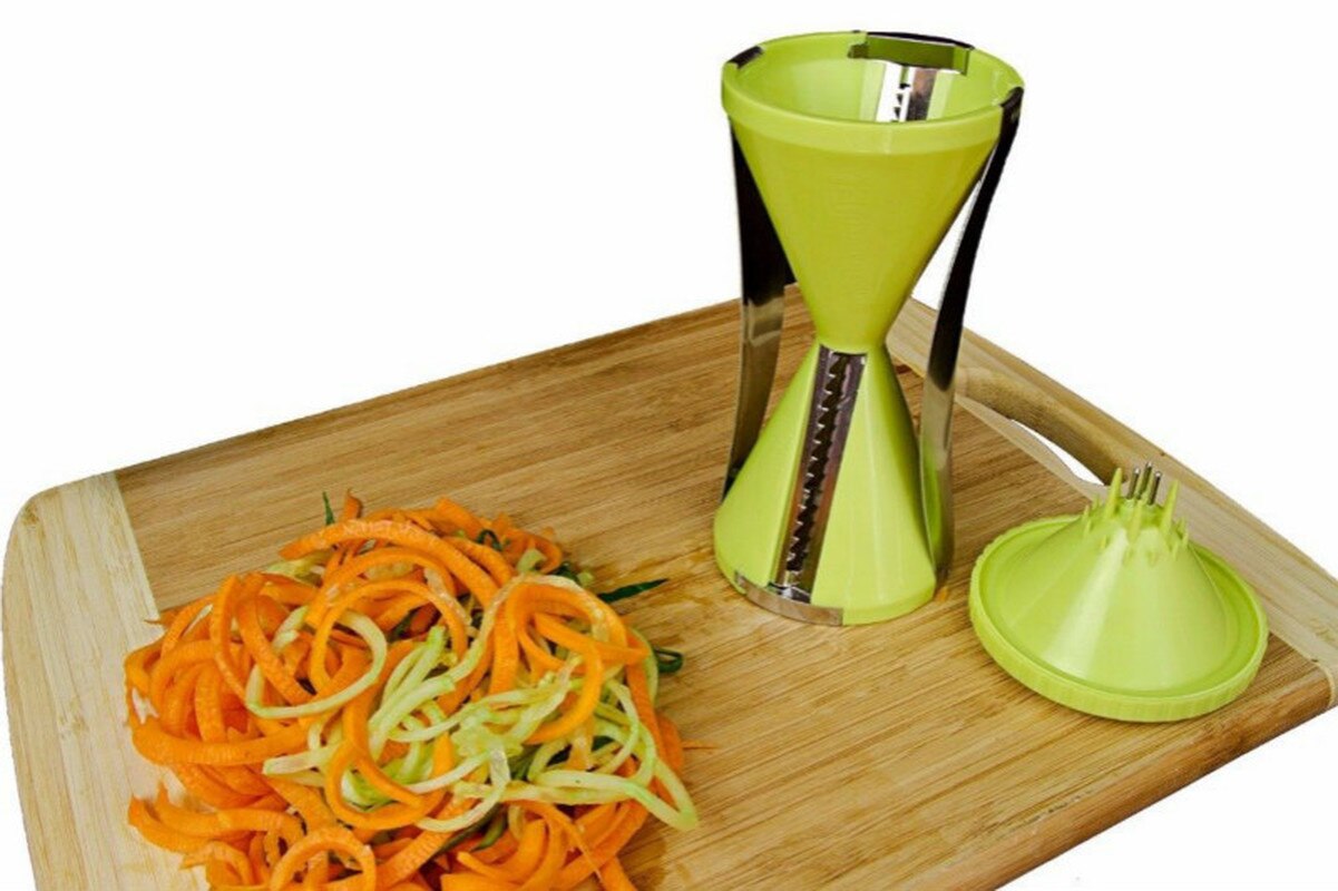 Plantaardige Spiralizer Rasp Plantaardige Spiral Slicer Cutter voor Wortel Komkommer Courgette Kitchen Tools Koken Gadgets