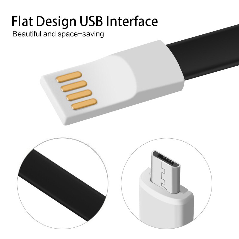 Fonken Korte Usb Type C Lader Kabel Voor Xiaomi Redmi 8 9 10 Pro Micro Usb Android Telefoon Kabel Mini sleutelhanger Oplaadsnoer