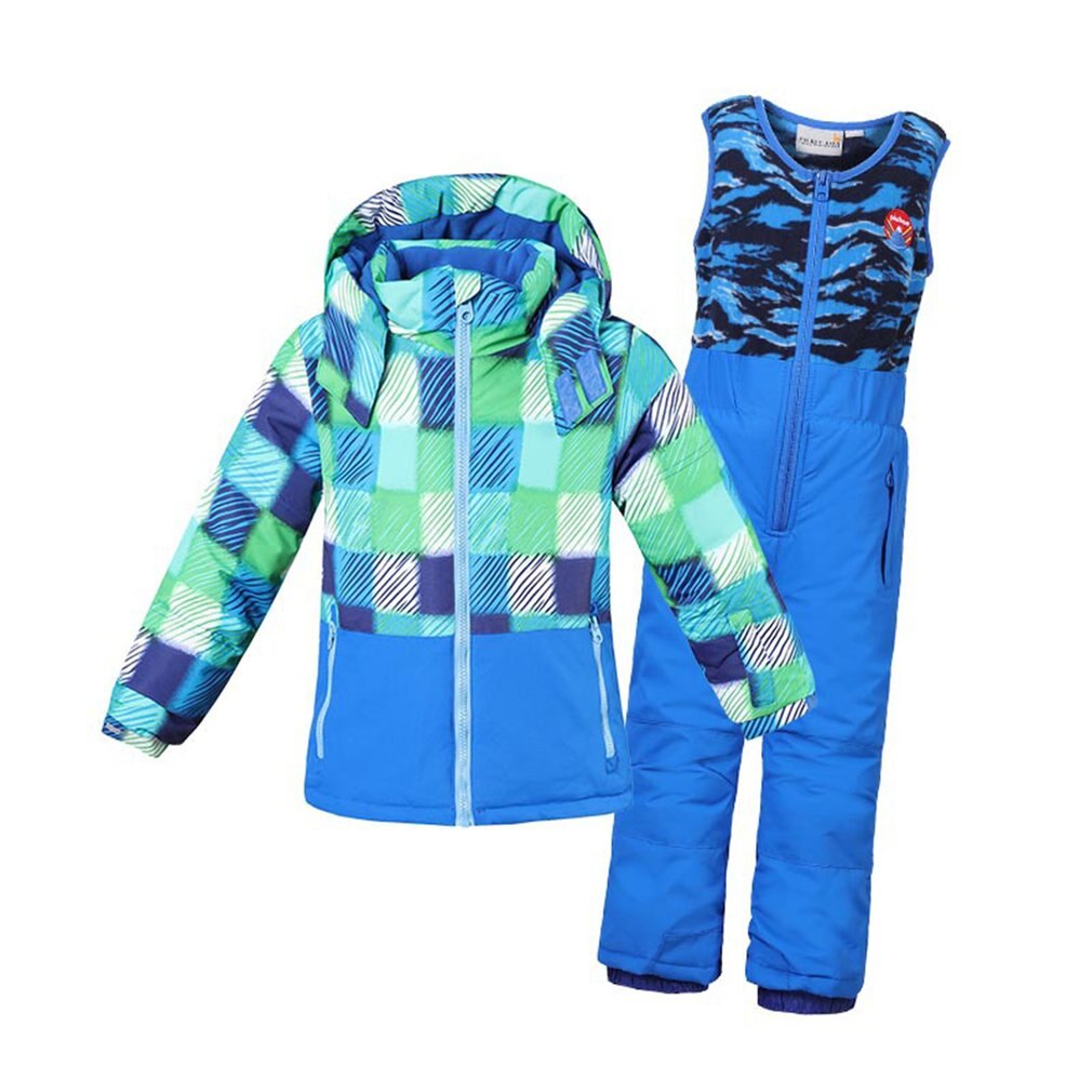 Phibee Jongens/Meisjes Skipak Waterdichte Broek + Jas Set Winter Sport Verdikte Kleding kinderen Skipakken